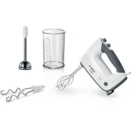Mixer MFQ37470, 750 W, Viteza variabil, Turbo, Negru/Alb