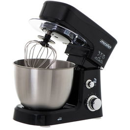 Mixer planetar cu bol MS 4217 Meskom 1200 W, 6 viteze, capacitate 3.5 l, Negru