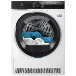 Uscator de rufe Electrolux EW8D495MC, Pompa de caldura, 8 kg, Clasa A+++, SteamCare+Sensicare+senzori 3DSense, Motor Inverter, Iluminare tambur, Usa reversibila, Alb
