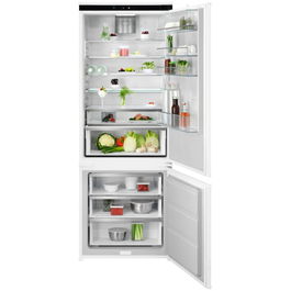 Combina frigorifica incorporabila AEG NSC7P751ES, 376 l, WiFi, Control electronic, Usi reversibile, Iluminare LED, Clasa E, H 189 cm