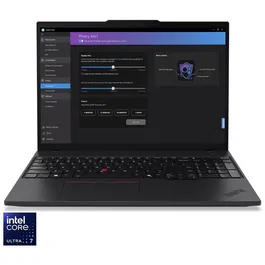 Laptop Lenovo ThinkPad T16 Gen 3 cu procesor Intel® Core™ Ultra 7 155U pana la 4.8 GHz, 16, WUXGA, IPS, 32GB DDR5, 1TB SSD, Intel® Graphics, Windows 11 Pro, Black, 3Y Premier Support