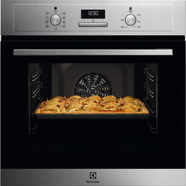 Cuptor incorporabil Electrolux EOD3F40BX, 65 l, Autocuratare catalitica, Timer electronic, SteamBake, Grill, Clasa A, Inox antiamprenta