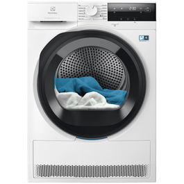 Uscator de rufe Electrolux EW7D385AE, Pompa de caldura, 8 kg, Clasa A+++, DelicateCare + Sensicare, Motor Inverter, Iluminare interioara tambur, Usa reversibila, Alb