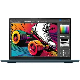 Laptop Lenovo Yoga 7 2-in-1 14IML9 cu procesor Intel® Core™ Ultra 7 155H pana la 4.8GHz, 14, 2.8K, OLED, 120Hz, Touch, 16GB LPDDR5x, 1TB SSD, Intel® Arc™ Graphics, Windows® 11 Home, Tidal Teal
