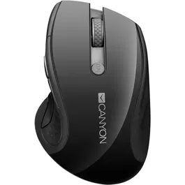 Wireless mouse, optical tracking - blue LED, 6 buttons, DPI 1000/1200/1600, Black pearl glossy