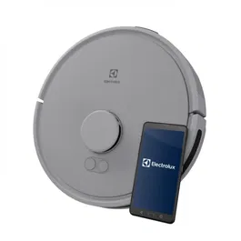 Aspirator robot Electrolux ER71HW1UG, Li-Ion 14,4V / 3,2Ah, autonomie max 175 min, control prin wifi & app Electrolux, 0,28 litri, Gri