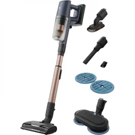 Aspirator vertical cu acumulator Electrolux Seria 800 EP82H25WET, autonomie pana la 90 min, 25,2 V, 4000 mAh, 3 viteze + Auto, Albastru