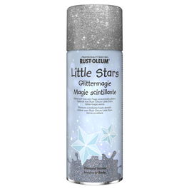 Vopsea cu sclipici mobilier si jucarii, Rust-Oleum, Little Stars, Shiny Armour, Argintiu, 400 ml