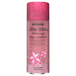 Vopsea cu sclipici mobilier si jucarii, Rust-Oleum, Little Stars, Unicorn Sparkle, Roz, 400 ml