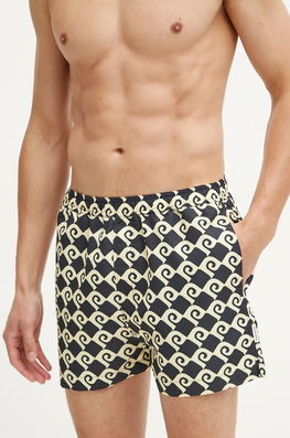 Nanushka Pantaloni Scurti De Baie AMIL Culoarea Negru, NM24PFST00198