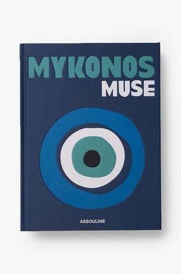 Assouline Carte Mykonos Muse By Lizy Manola, English Bleumarin