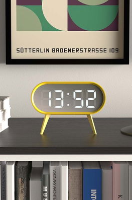 Newgate Ceas Cu Alarmă Cyborg Alarm Clock Galben