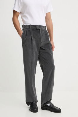 Drôle De Monsieur Pantaloni De Catifea Cord Le Pantalon Golfeur Corduroy Culoarea Gri, Drept, E.BP165.CO156.DGR Le Pantalon Golfeur Corduroy