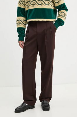 Drôle De Monsieur Pantaloni Din Lana Le Pantalon Golfeur Culoarea Maro, Drept, E.BP165.PL127.DBN Le Pantalon Golfeur