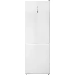 Combina frigorifica Daewoo DNF-310MEW-1, 310 l, Total No Frost, Control electronic, Iluminare LED, Clasa E, Alb