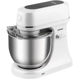 Mixer planetar ZKR2000, 800 W, panou control cu touch, 12 viteze, 2 boluri de 5,7 l si 4.6 l, alb