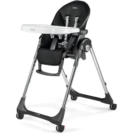 Scaun de masa 2 in 1 Peg Perego, Prima Pappa Zero Follow Me, Hi Tech Licorice, de la nastere