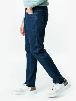 Blugi Barbati Albastru Sters Comfort Fit All Season BMan0001