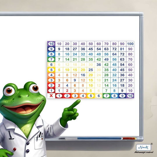 Afis Tabla inmultirii Pitagora NumLit AF-TIP E3552728