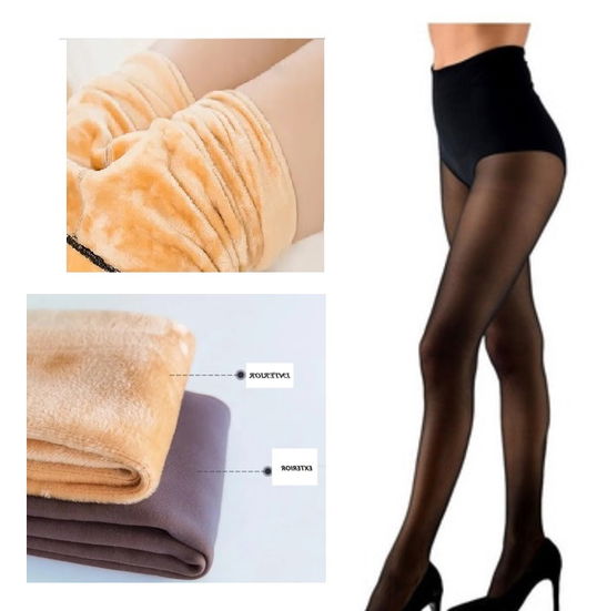 SET 2 X Dres, cu interior termic (imblaniti), cu talie foarte inalta - FASHION HS18