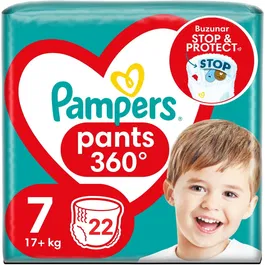Scutece-chilotel Pampers Pants Value Pack Marimea 7, 17 kg+, 22 buc
