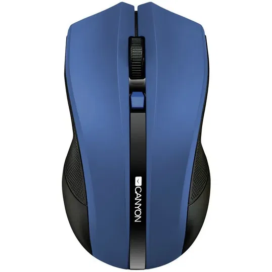 Wireless optical mouse 4 buttons, DPI 800/1200/1600, blue