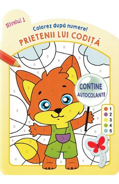 Colorez dupa numere! Prietenii lui Codita. Nivelul 1