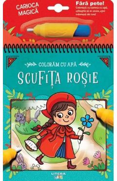 Coloram cu apa. Scufita Rosie