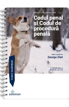 Codul penal si Codul de procedura penala Act. 20 septembrie 2024 Ed. Spiralata