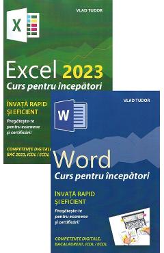 Pachet Excel 2023. Curs pentru incepatori + Word. Curs pentru incepatori - Vlad Tudor