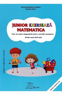 Junior exerseaza matematica - Grupa mare - Smaranda Maria Cioflica, Daniela Dosa