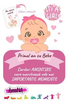 Primul an cu bebe. 20 carduri amintire: It's a Girl