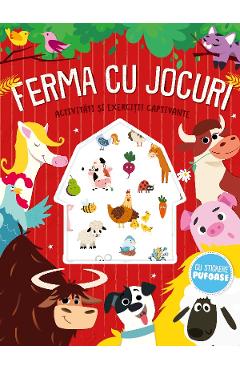 Ferma cu jocuri. Cu stickere pufoase