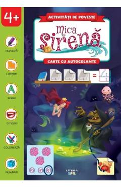 Mica sirena. Carte cu autocolante