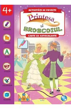 Printesa si broscoiul. Carte cu autocolante