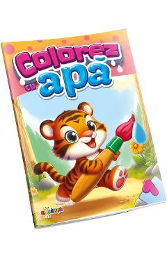 Colorez cu apa 1: Tigru