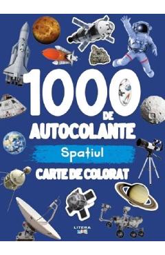 1000 de autocolante: Spatiul. Carte de colorat