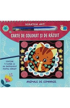 Carte de colorat si de razuit. Animale de companie