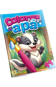 Colorez cu apa 11: Bursuc