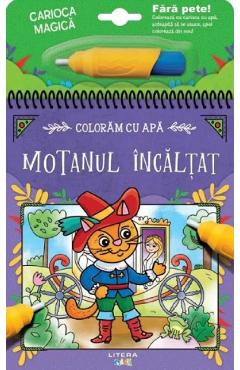 Coloram cu apa. Motanul incaltat