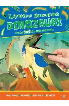 Lipeste si descopera Dinozauri. Peste 100 de autocolante