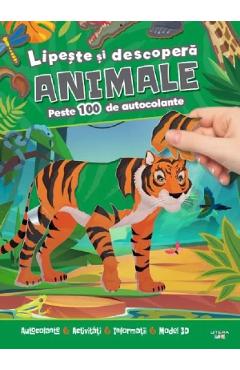 Lipeste si descopera Animale. Peste 100 de autocolante