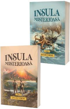 Pachet 2 Volume: Insula misterioasa - Jules Verne