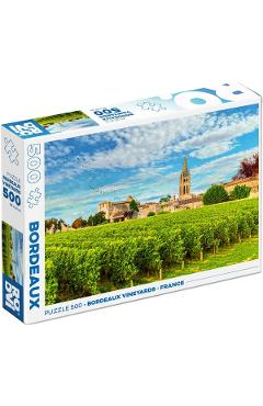 Puzzle 500: Bordeaux Vineyards. France
