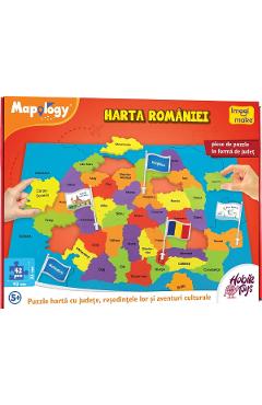 Puzzle 42: Harta Romaniei cu judete
