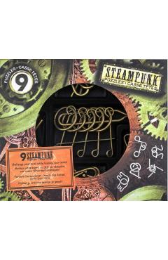 Set 9 puzzle-uri metalice: Steampunk Red