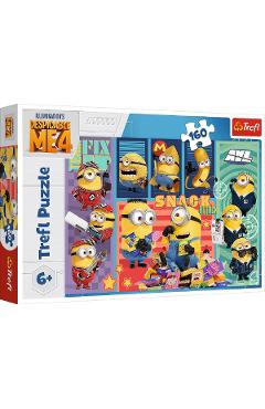 Puzzle 160: Despicable Me 4. Lumea Minionilor