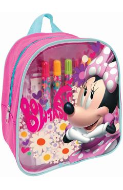 Set desen in ghiozdan. Minnie