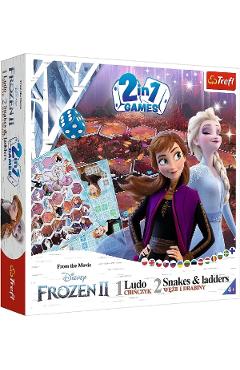 Joc 2 in 1: Frozen II. Ludo si Serpi si scari