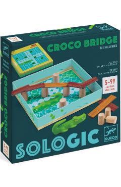 Joc de logica: Croco Bridge. Podul crocodilului